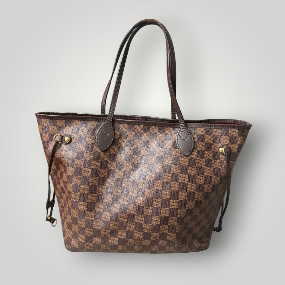 Louis Vuitton Neverfull Tote MM Brown Canvas